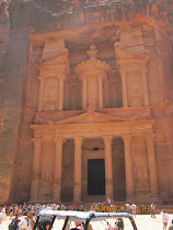 The Library rock facade in Petra made famous in the movie "Indiana Jones and The Last Crusade."