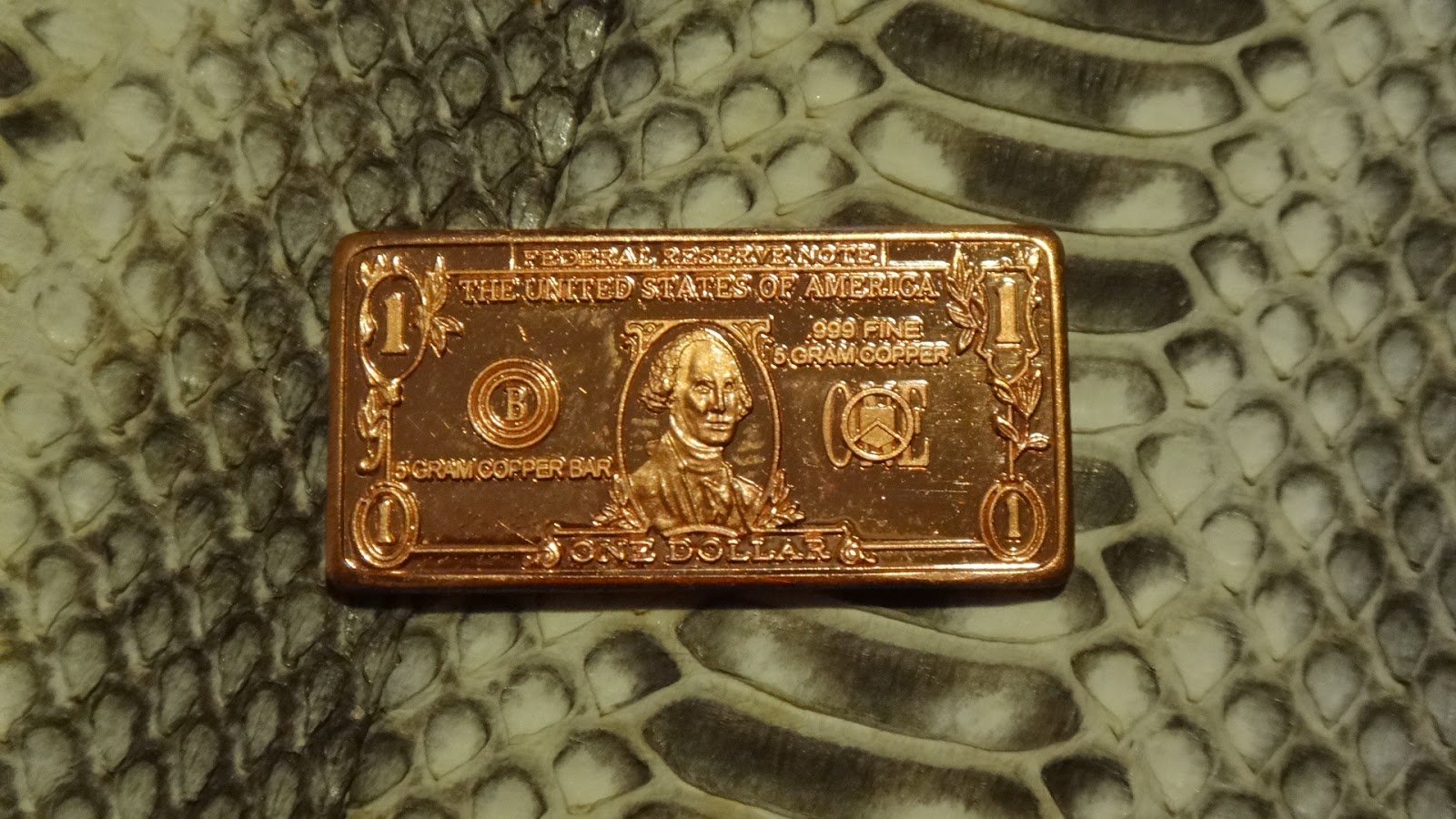 Base Metals Bullion Various Copper Bullion Art Bars 1oz, 10 gram and 5