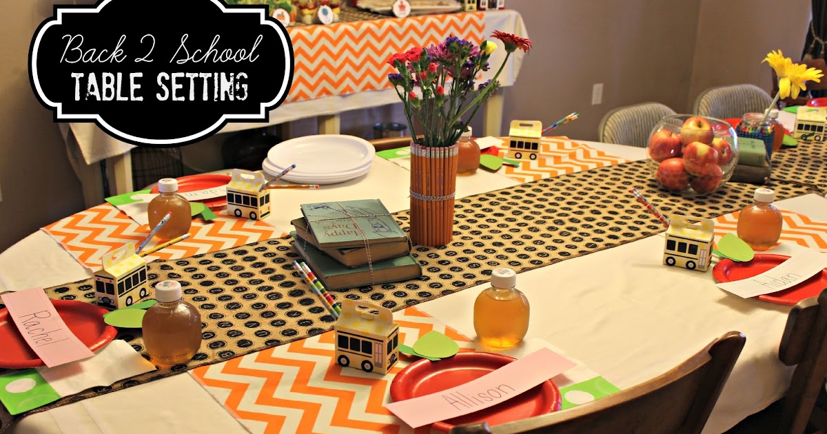 Kutz, Paper, Scissors Back to School Party Table Decor! Back to School