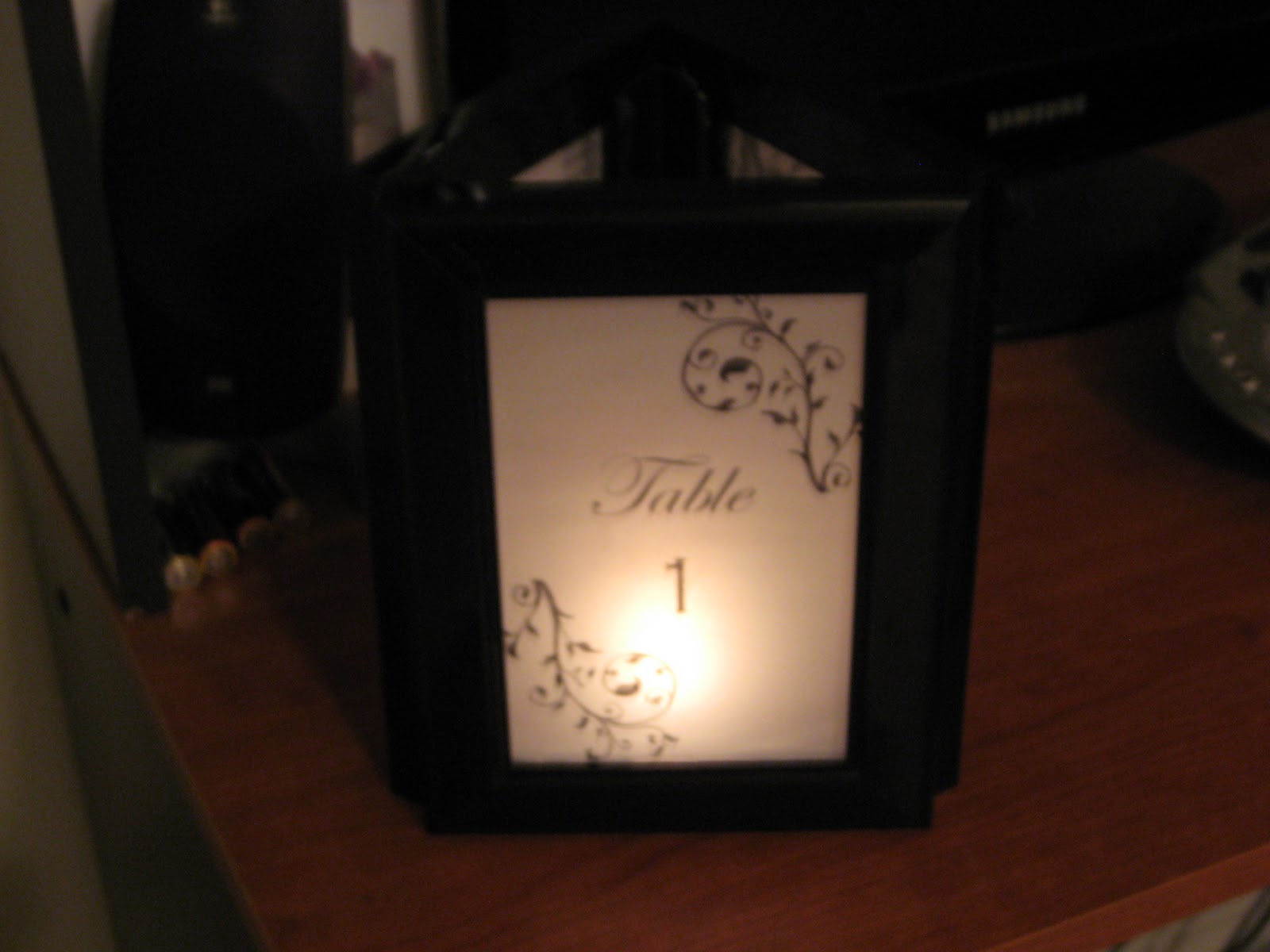 Tara Getting Married... Centerpieces Table Numbers