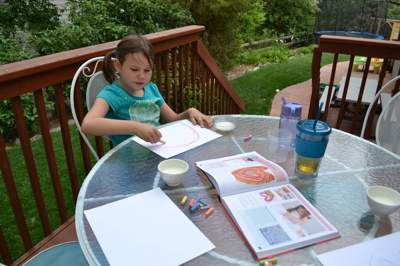 Real Life, One Day at a Time buttermilk chalk art
