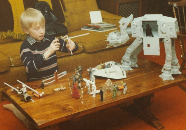 Young Chadmot during a busy afternoon in the early 80's stomping rebel scum!