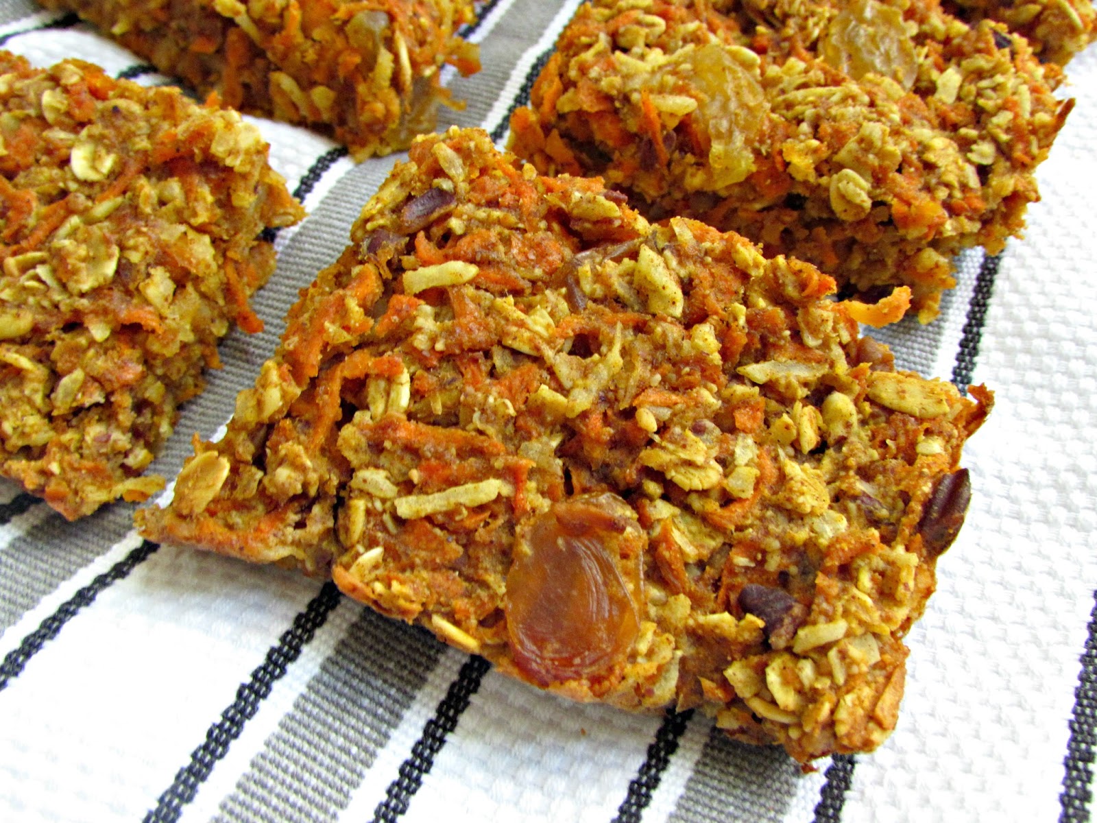 Chicago Jogger Flourless Carrot Cake Oat Bars