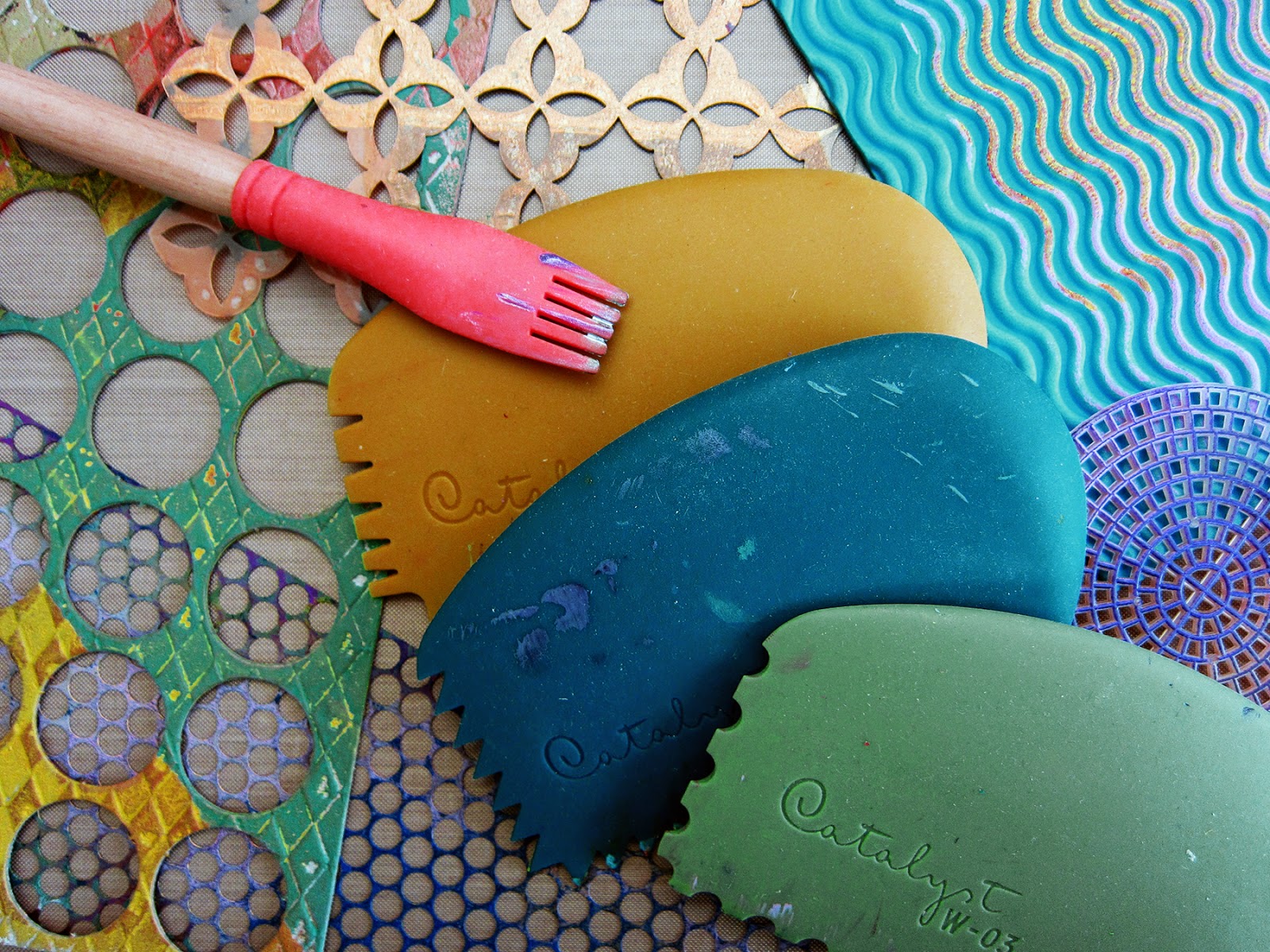 Printing with Gelli Arts® Gelli Arts® Printing on Textured Paper