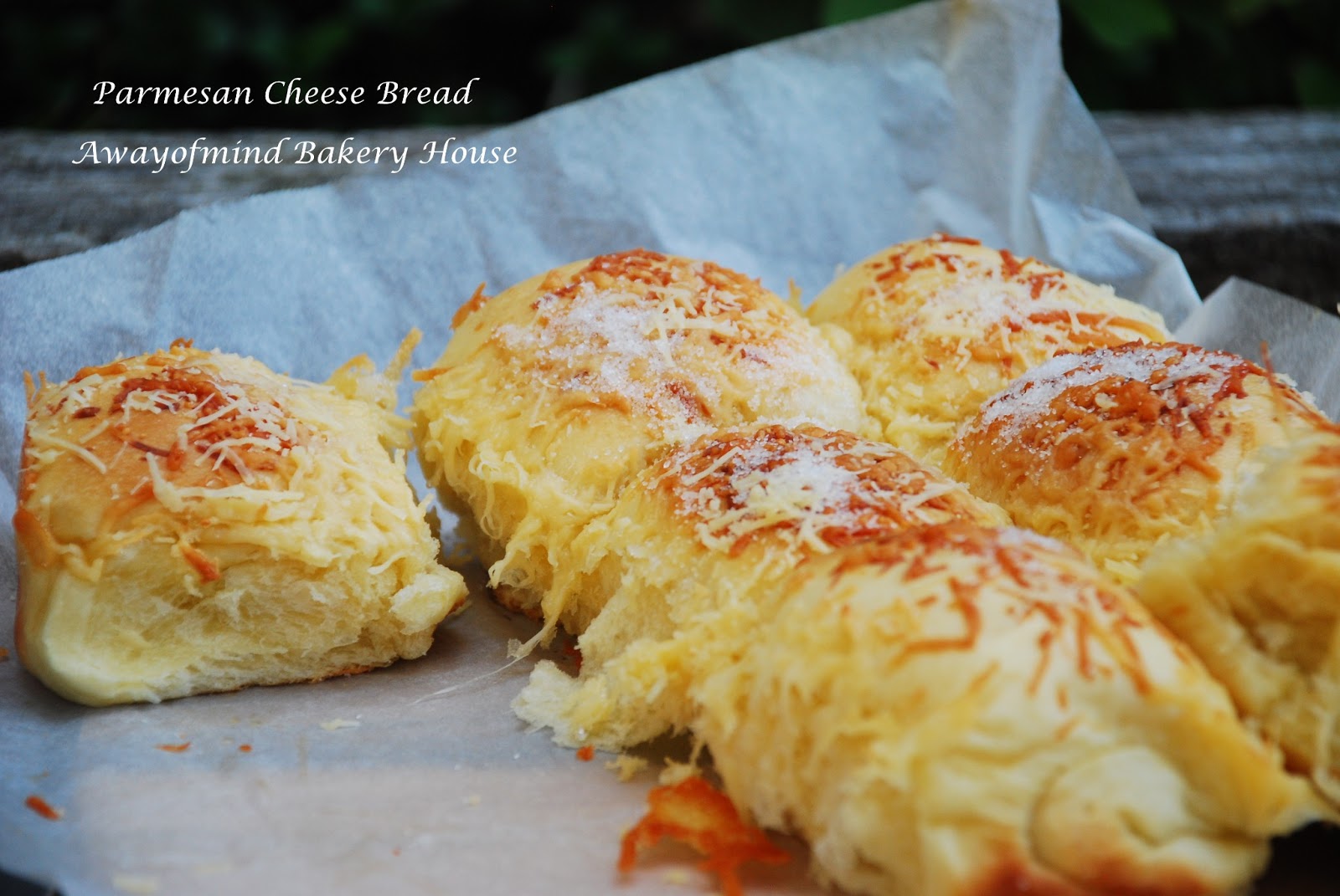 Awayofmind Bakery House Parmesan Cheese Bread (straight dough method)