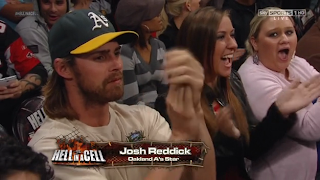 Josh Reddick at WWE Hell in a cell 