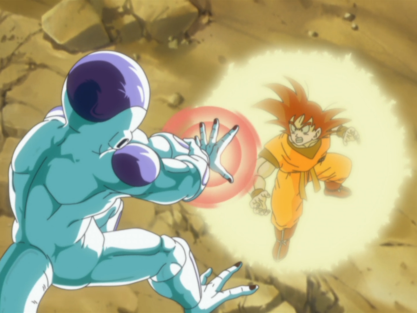 The Dragon Blog: Dragon Ball Kai ep 43 - Son Goku vs Freeza! The