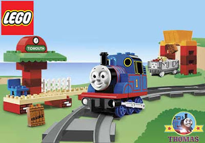 5554 Lego Thomas toy Load and Carry set instructs your youngster in creative block building skills