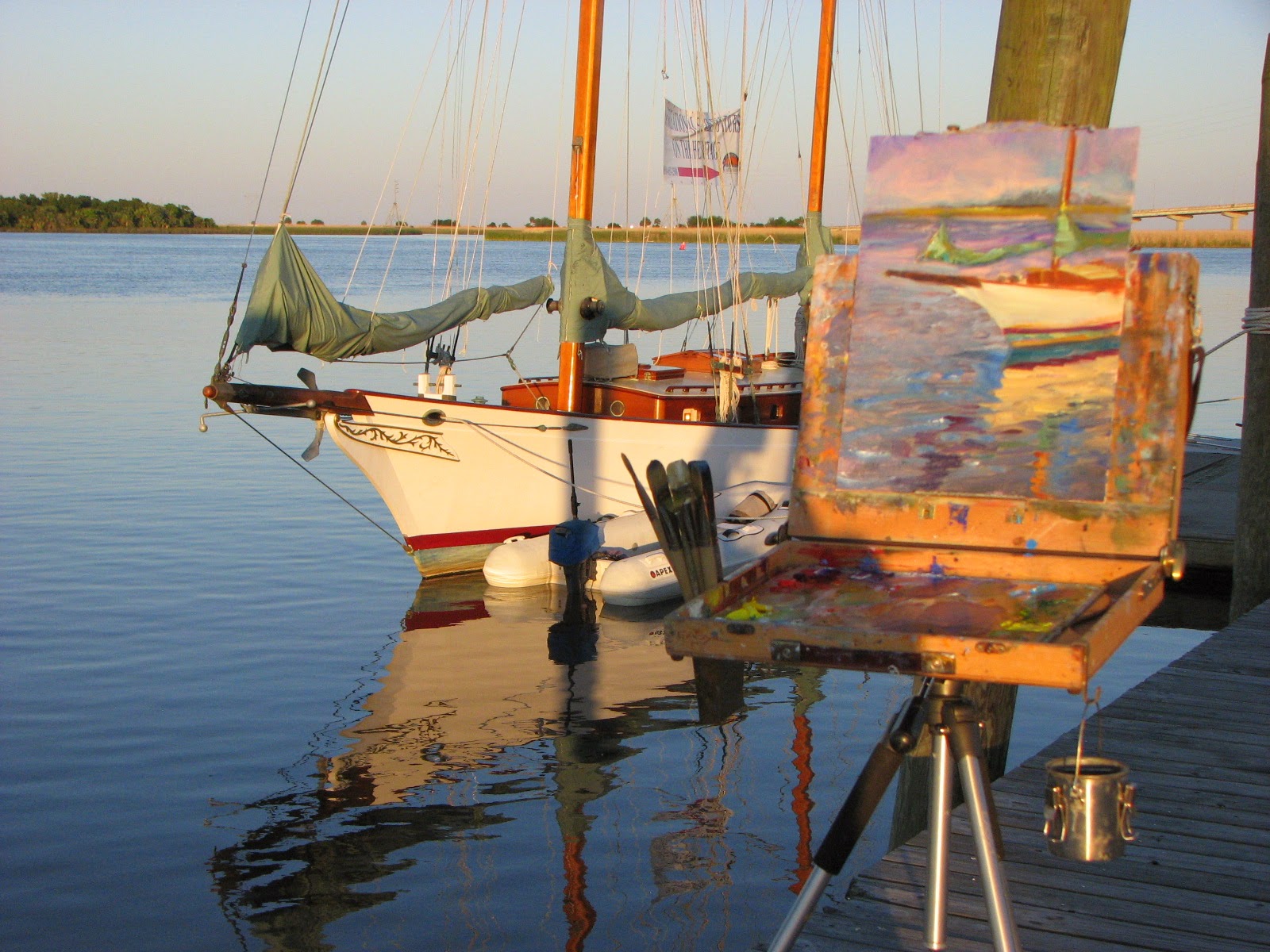 Plein Air Painting Journal Inspiration at Florida's Coast