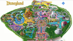 Mapa Disneyland California