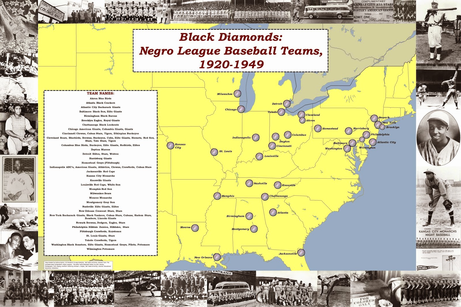 Gis Research And Map Collection Baseball Maps Available From Ball