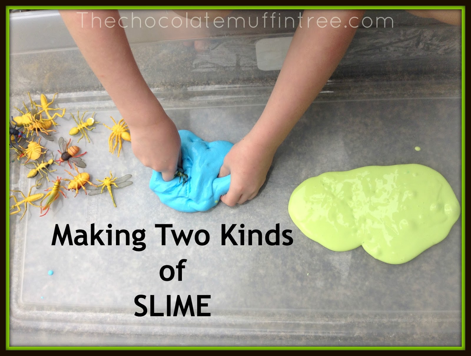 How to make slime? Find two recipes for different kind of slime