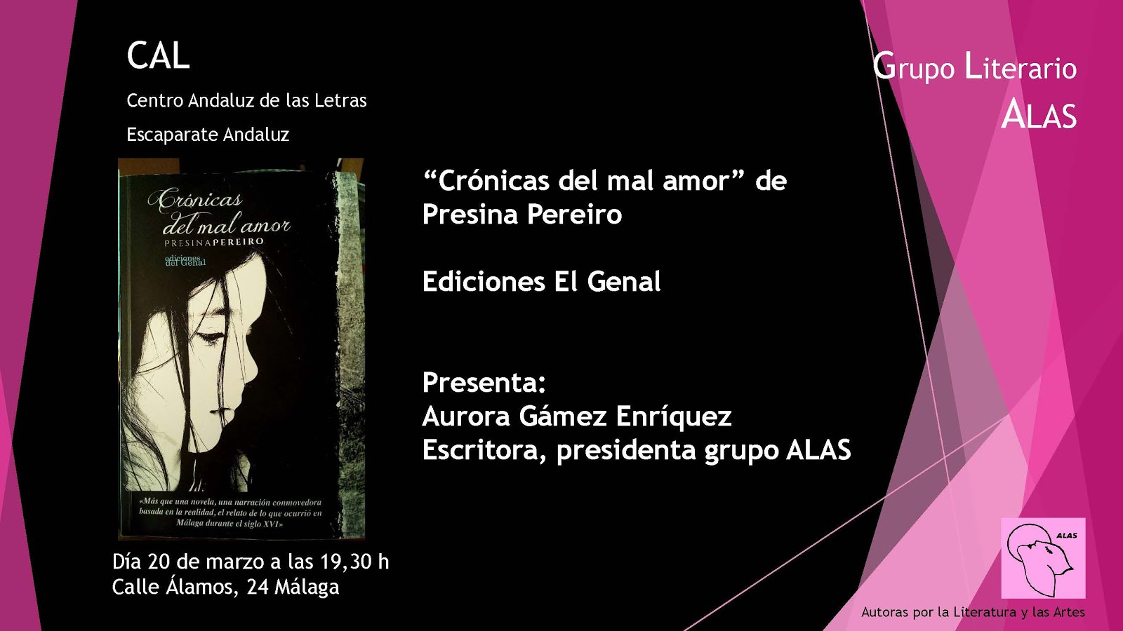 XII Edición Ciclo Librepensadoras. Grupo ALAS