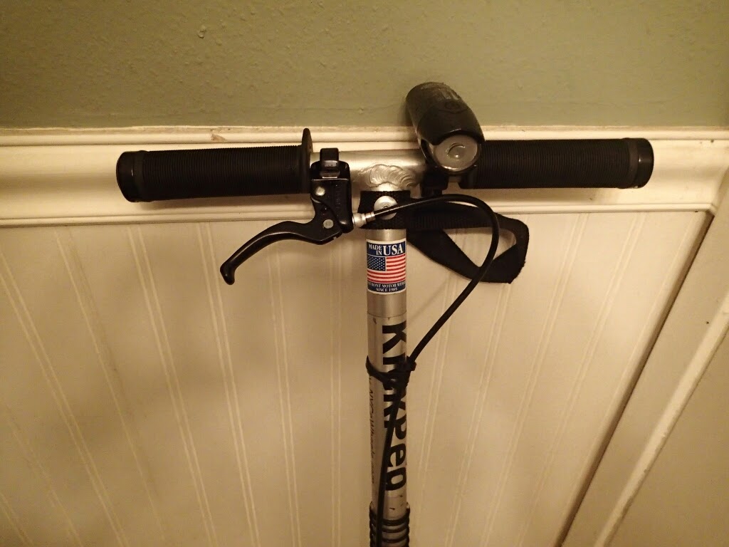 Kent's Bike Blog Adding a Hand Brake to a KickPed