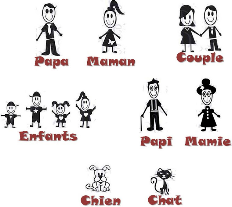 Autocollants "Ma Famille" Regroupez et Affichez votre Famille!!