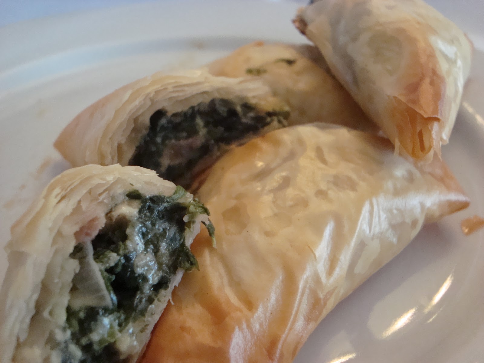 JohnsonCuisine Spanakopita Greek Spinach Triangles