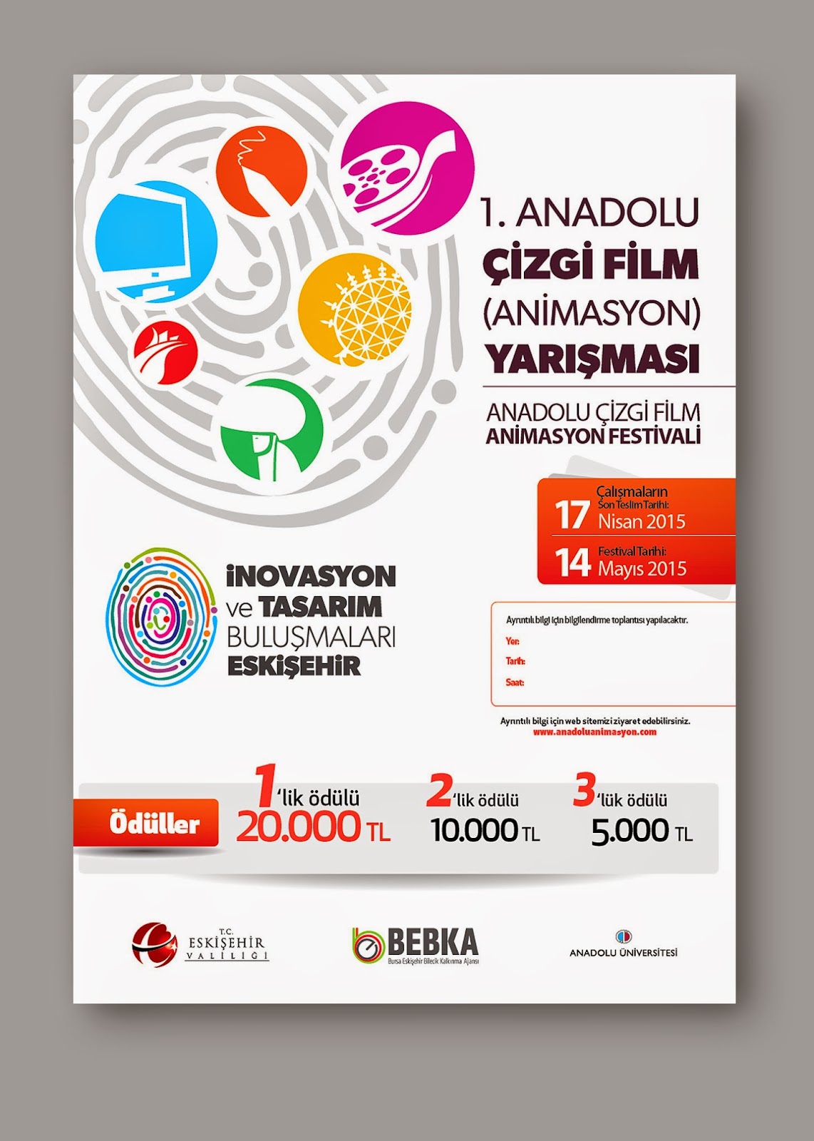 grafik tasarim dergisi anadolu cizgi film yarismasi basvurulari basladi