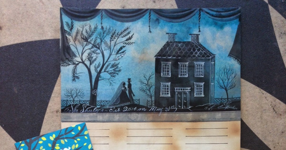 Kolene Spicher Wedding Guest Book Painting Finally finished! (Refer to April 16,2014 for the