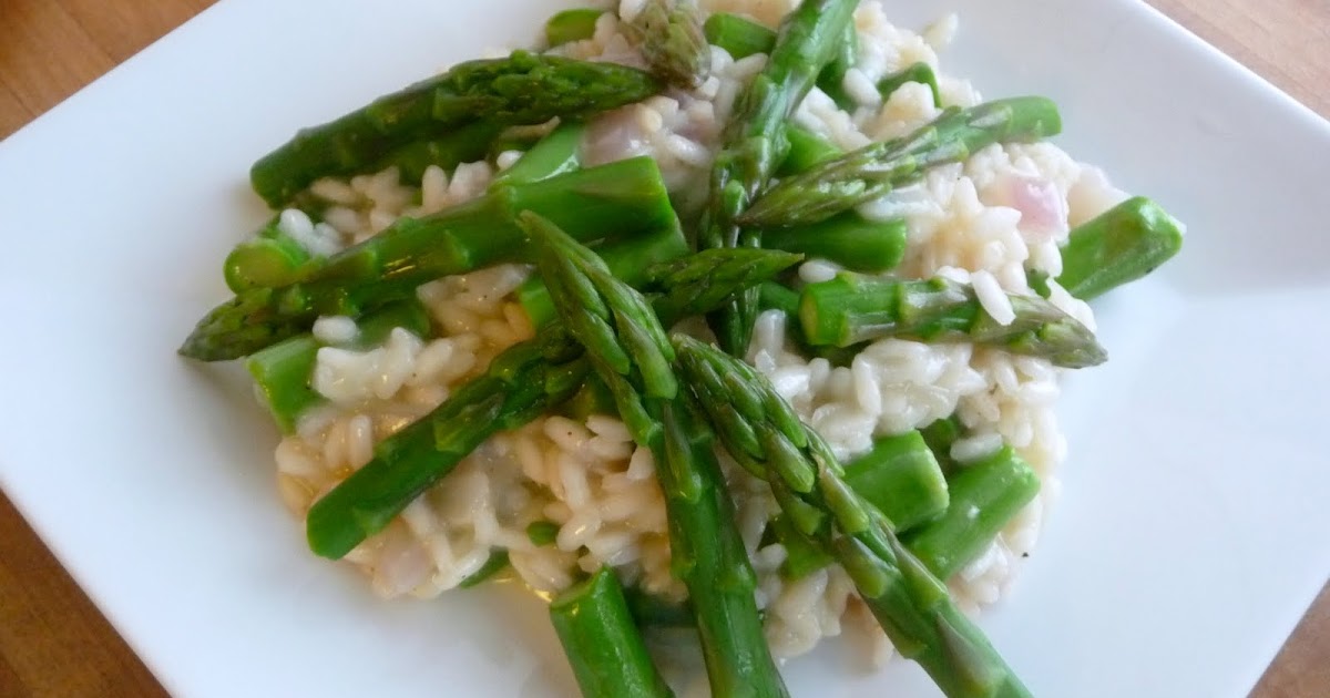 What's Brewing in the Kitchen Asparagus Risotto