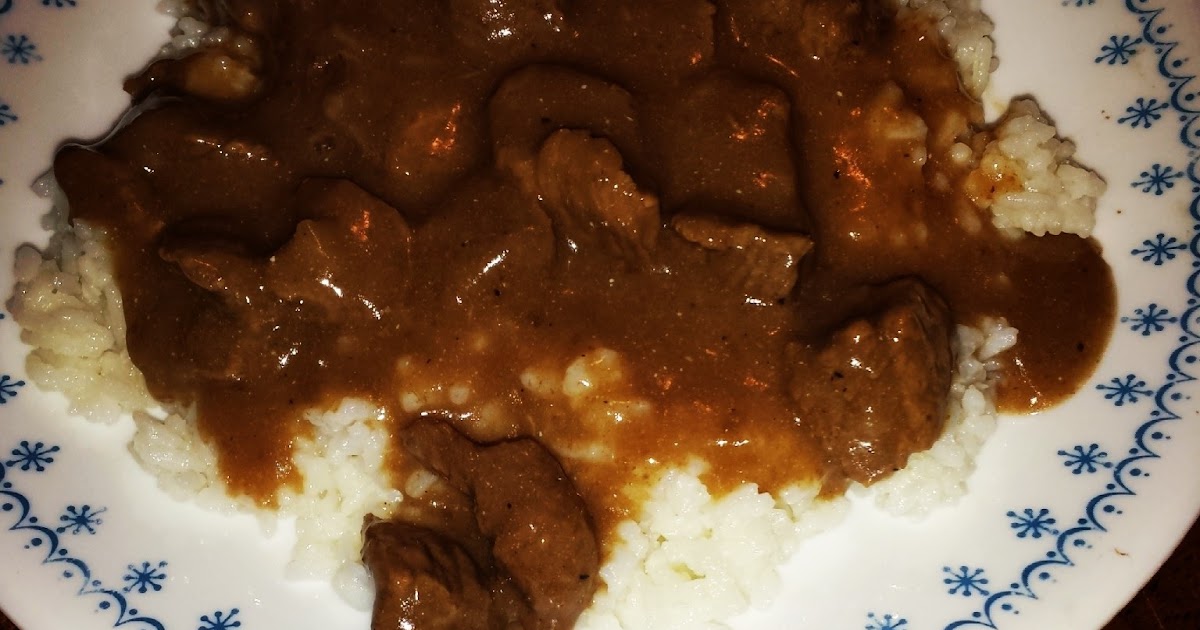 Cookies and Cotton Stewed Beef with Gravy over Rice