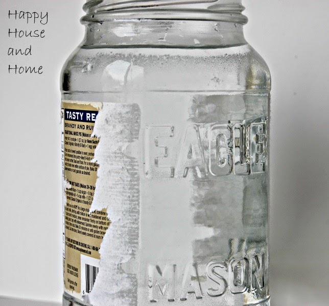 Happy House And Home Remove Labels From Glass Jars