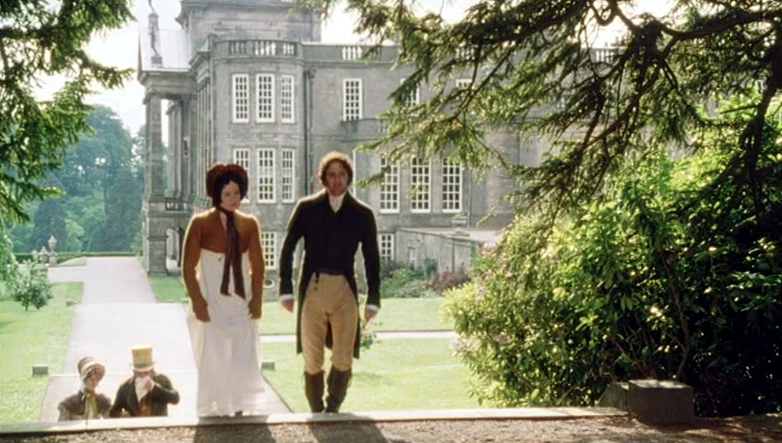 I felt like I was in Pride and Prejudice walking over the two