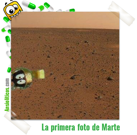 Chiste de la primera foto desde Marte