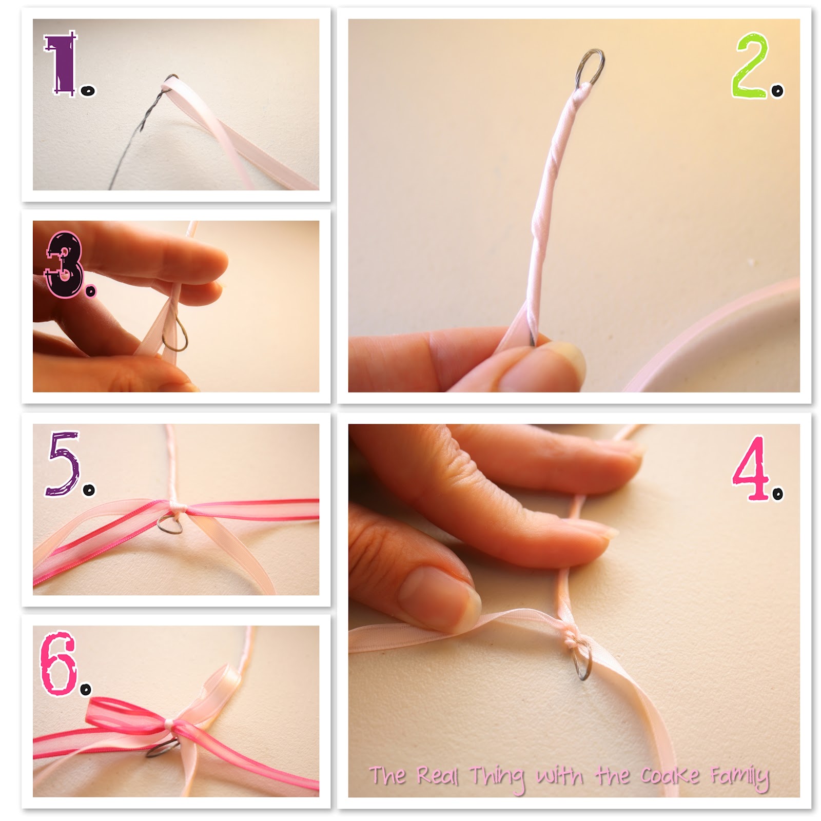 Wire and Dowel Rod Ribbon Holder (DIY & Tutorial) The Real Thing with the Coake Family