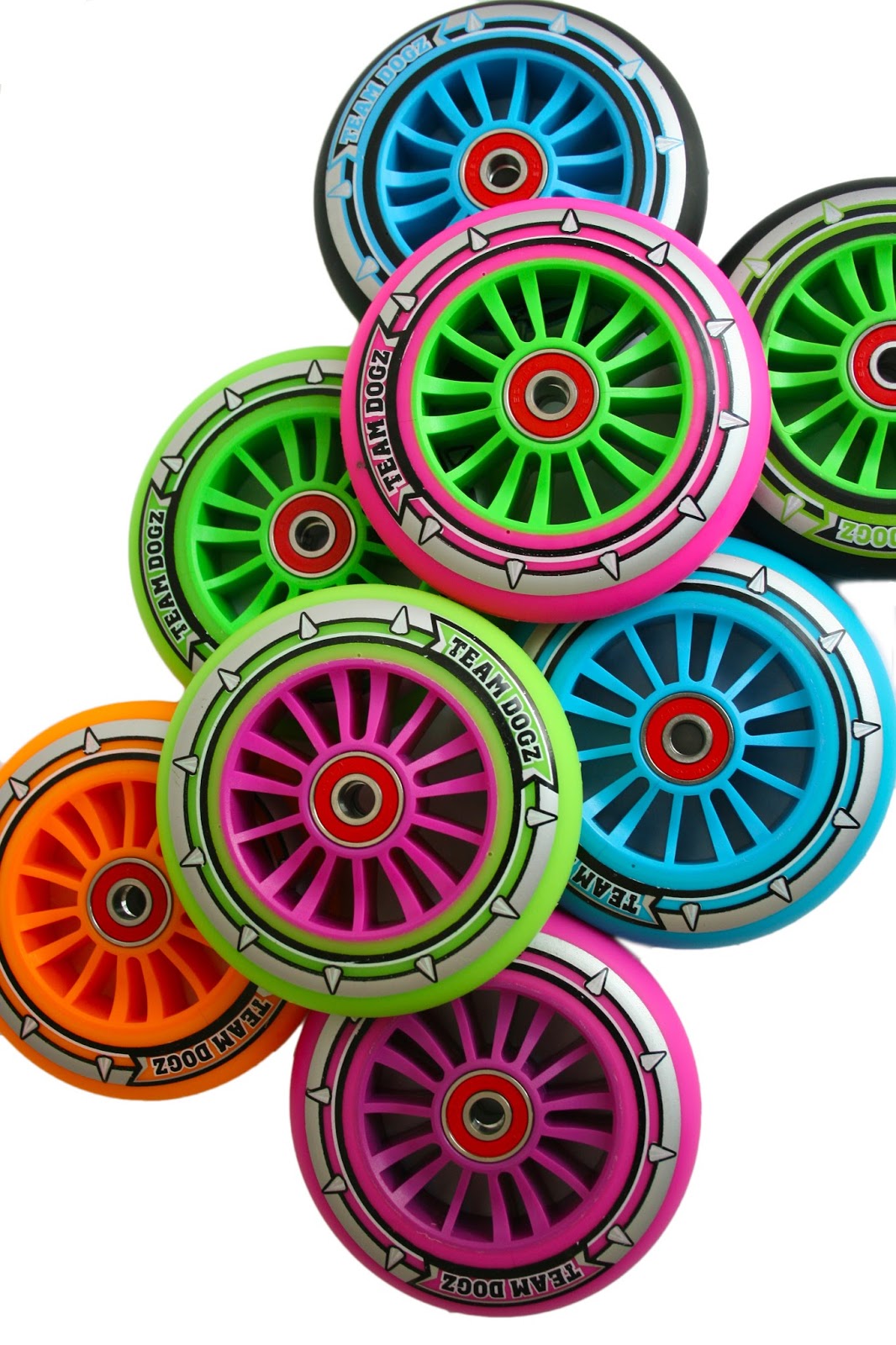 Team Dogz Scooters JUST IN New Colours of Pro Nylon Wheel