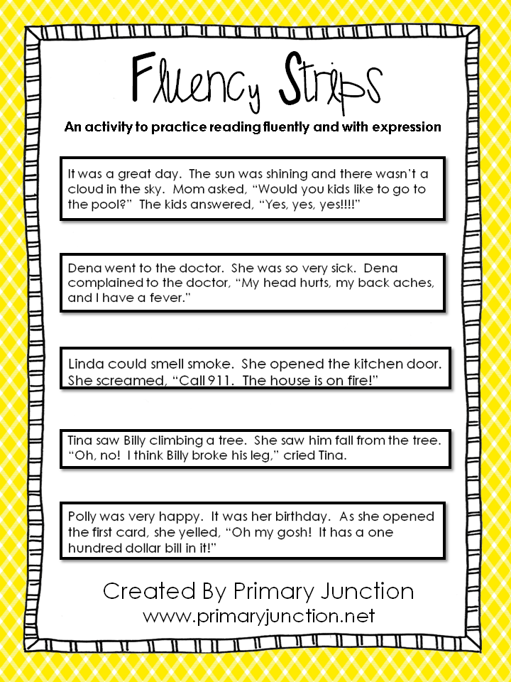 http://www.teacherspayteachers.com/Product/Fluency-Strips-An-activity-to-practice-reading-fluently-and-with-expression-1172747