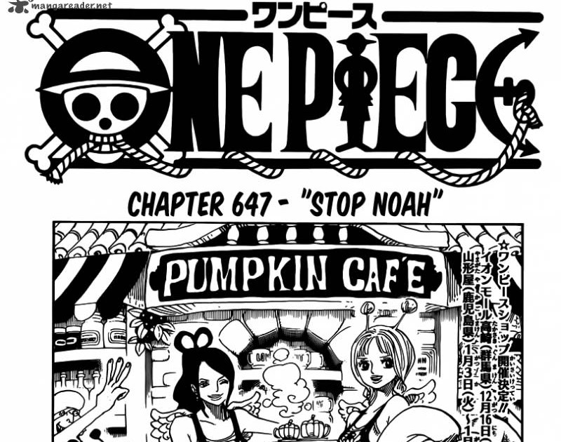 Keblog Tattoo One Piece Manga 647 Stop Noah