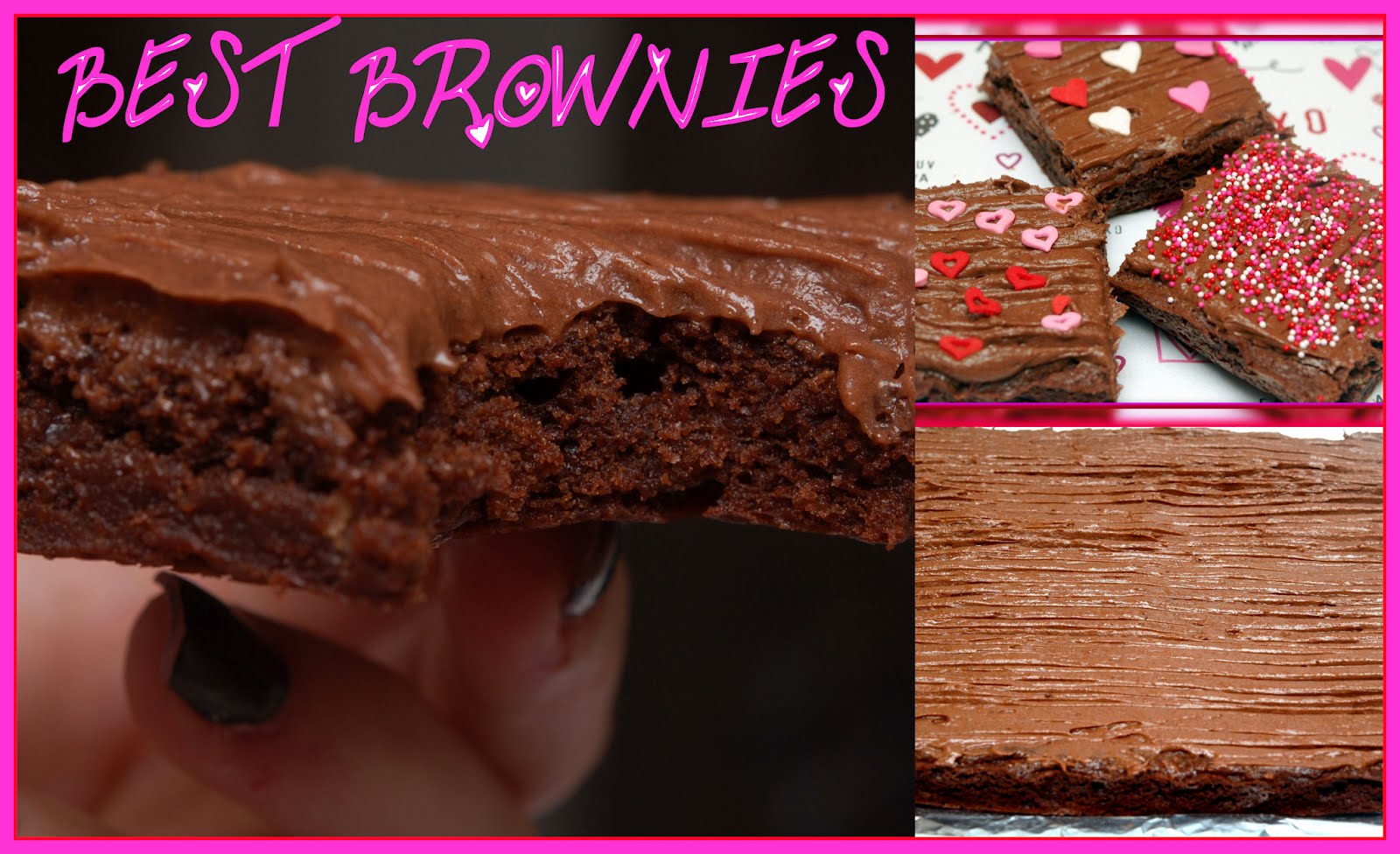 BEST FROSTED BROWNIES! Hugs and Cookies XOXO