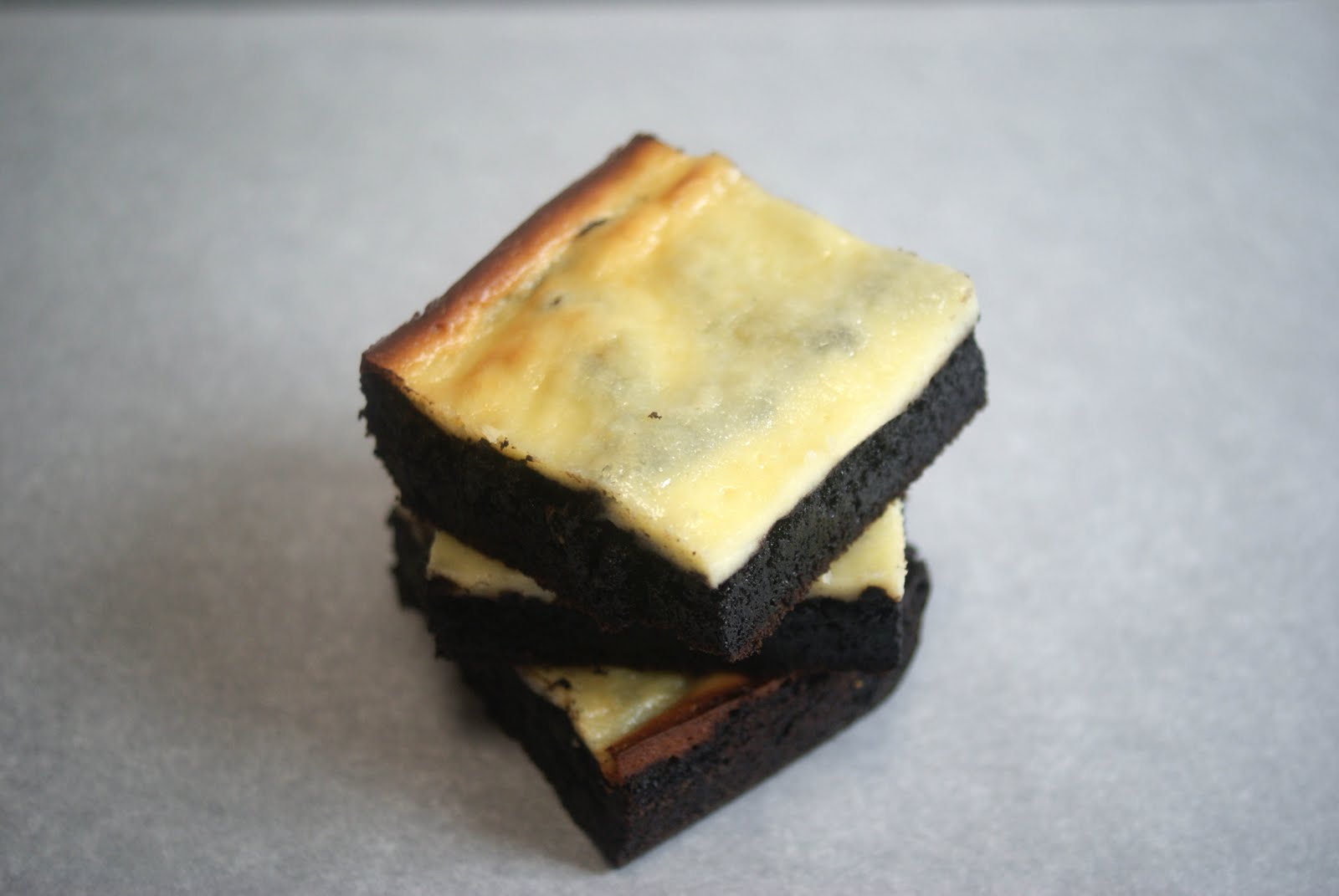 Piccante Dolce Sour Cream Topped Brownies
