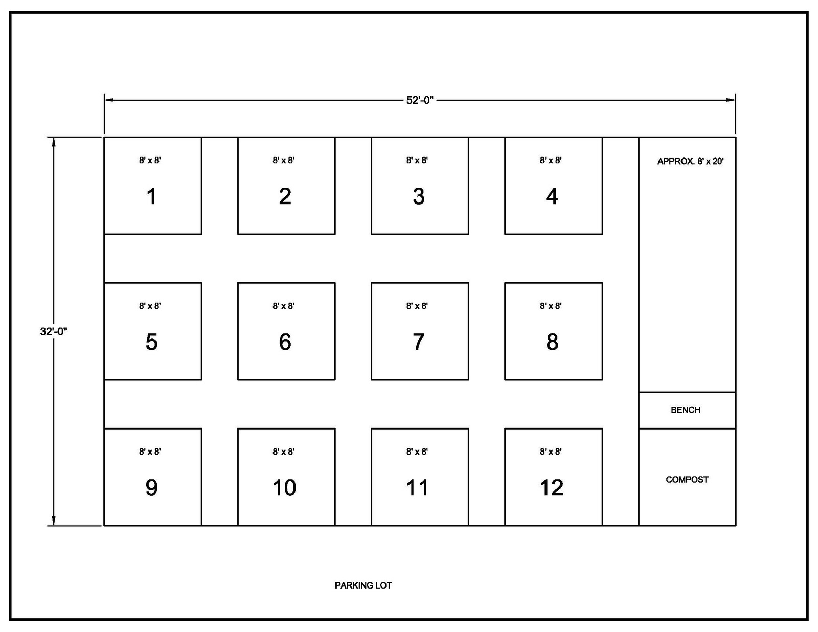 community garden layout