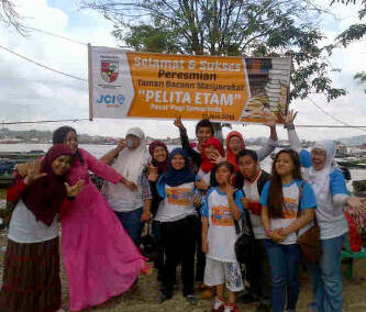 thanks for JCI and Pemuda Pancasila , TBM WAS OPEN and DONE !
