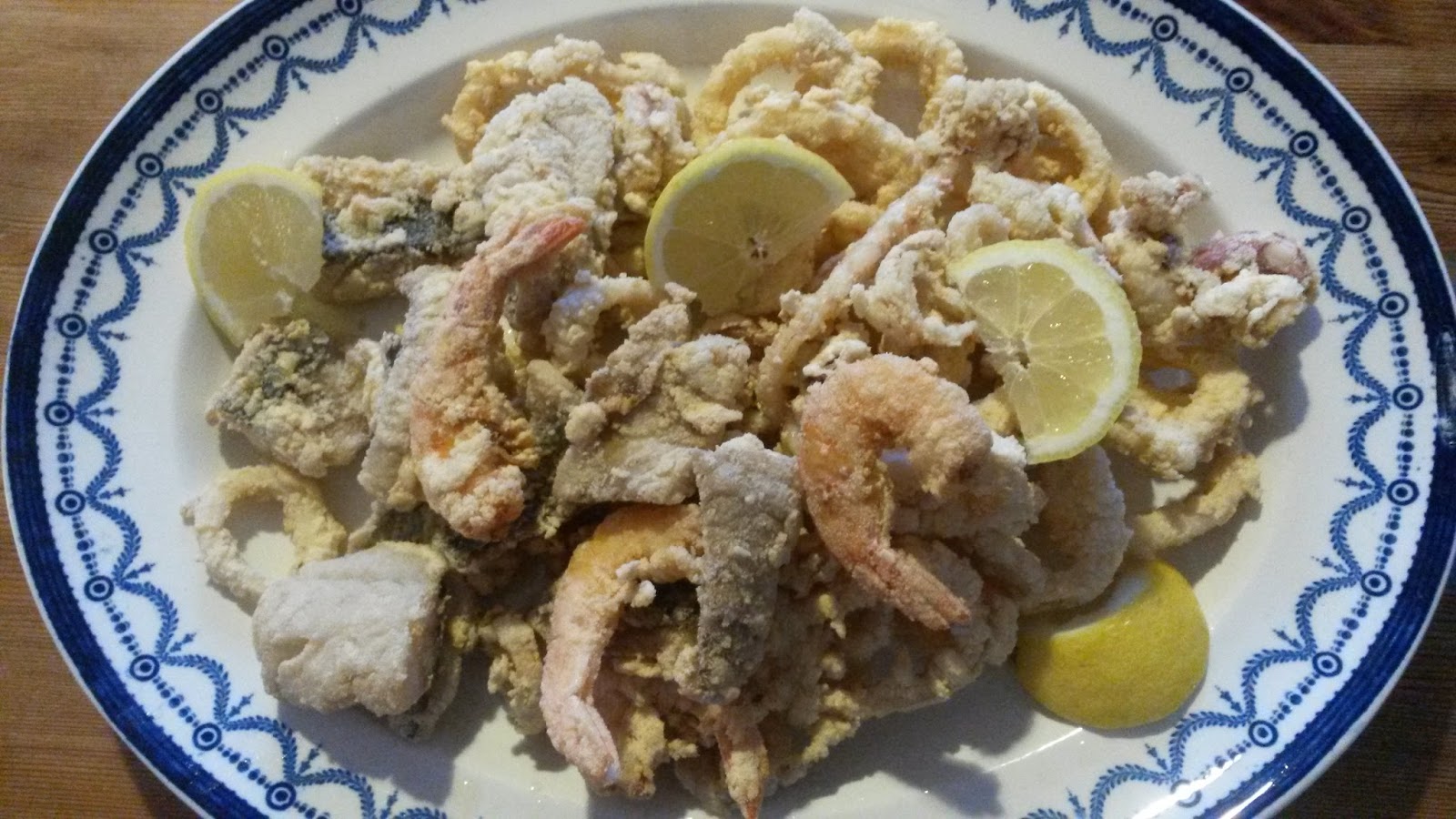 Room for a Radish Fritto misto di mare