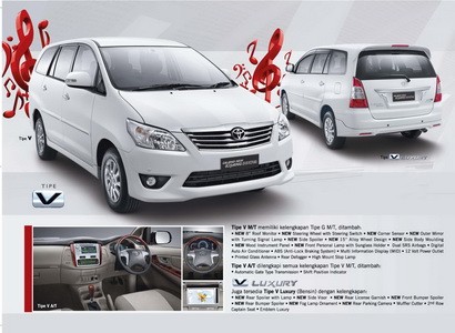 , hilux, rush, agya 2013: Borsur Toyota Grand New Kijang Innova 2013