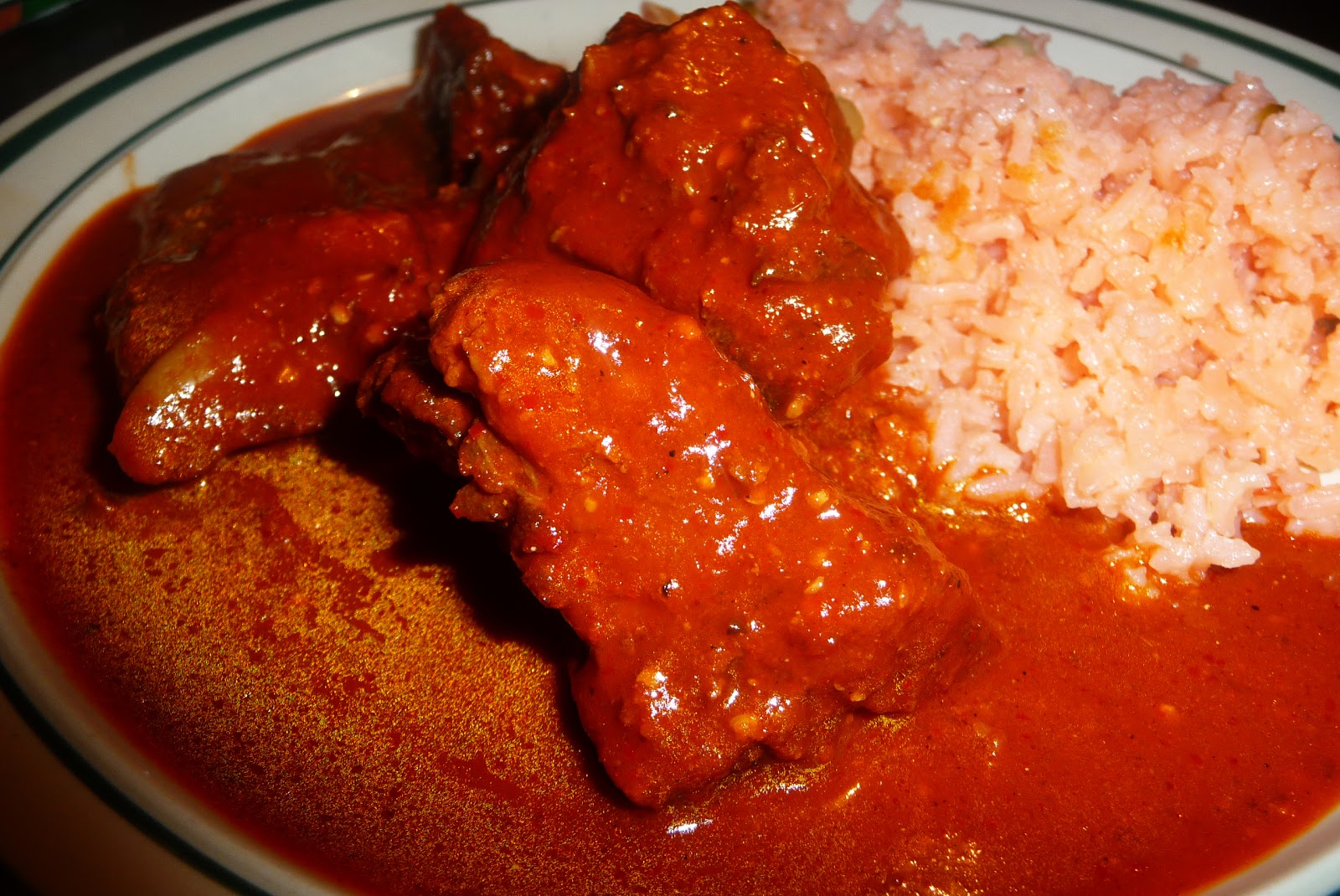 Pork Ribs Mexican Style in Red DryChilli Sauce Easy Cooking