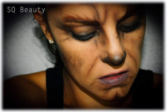 Maquillaje Halloween Hombre Lobo wolf makeup, Silvia Quiros