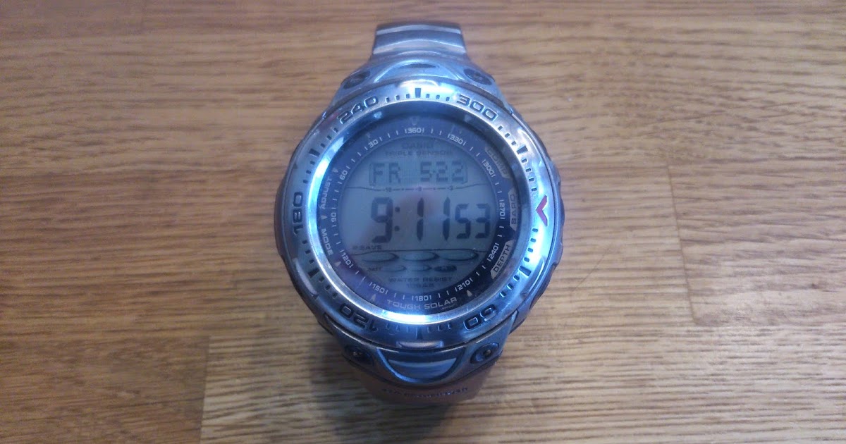 casio pathfinder watch battery replacement