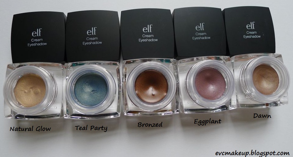 EVC Makeup ELF Studio Cream Eyeshadows