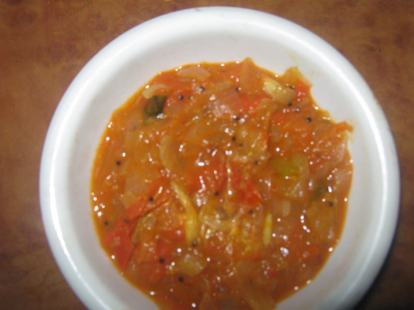 Chennai Special Thakkali Thokku Tomato Onion Gravy Side dish for