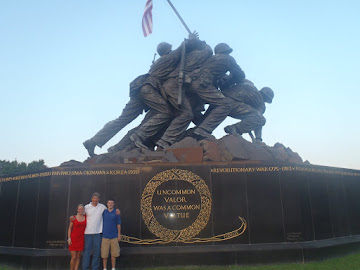 At the Iwo Jima Memorial