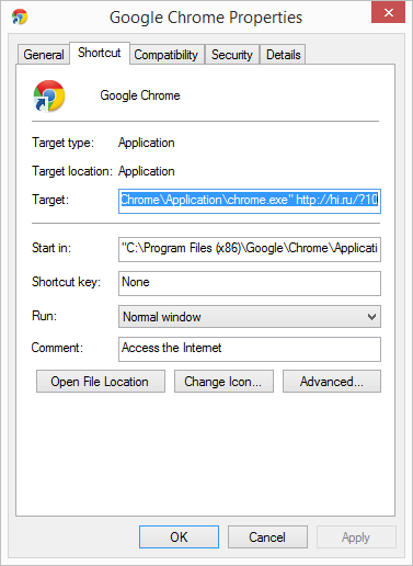 Remove hi.ru Chrome redirect step 2
