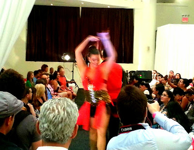 Piel Canela Dancers kick off the runway show for Cesar Galindo at Latinista Fashion Week in NYC