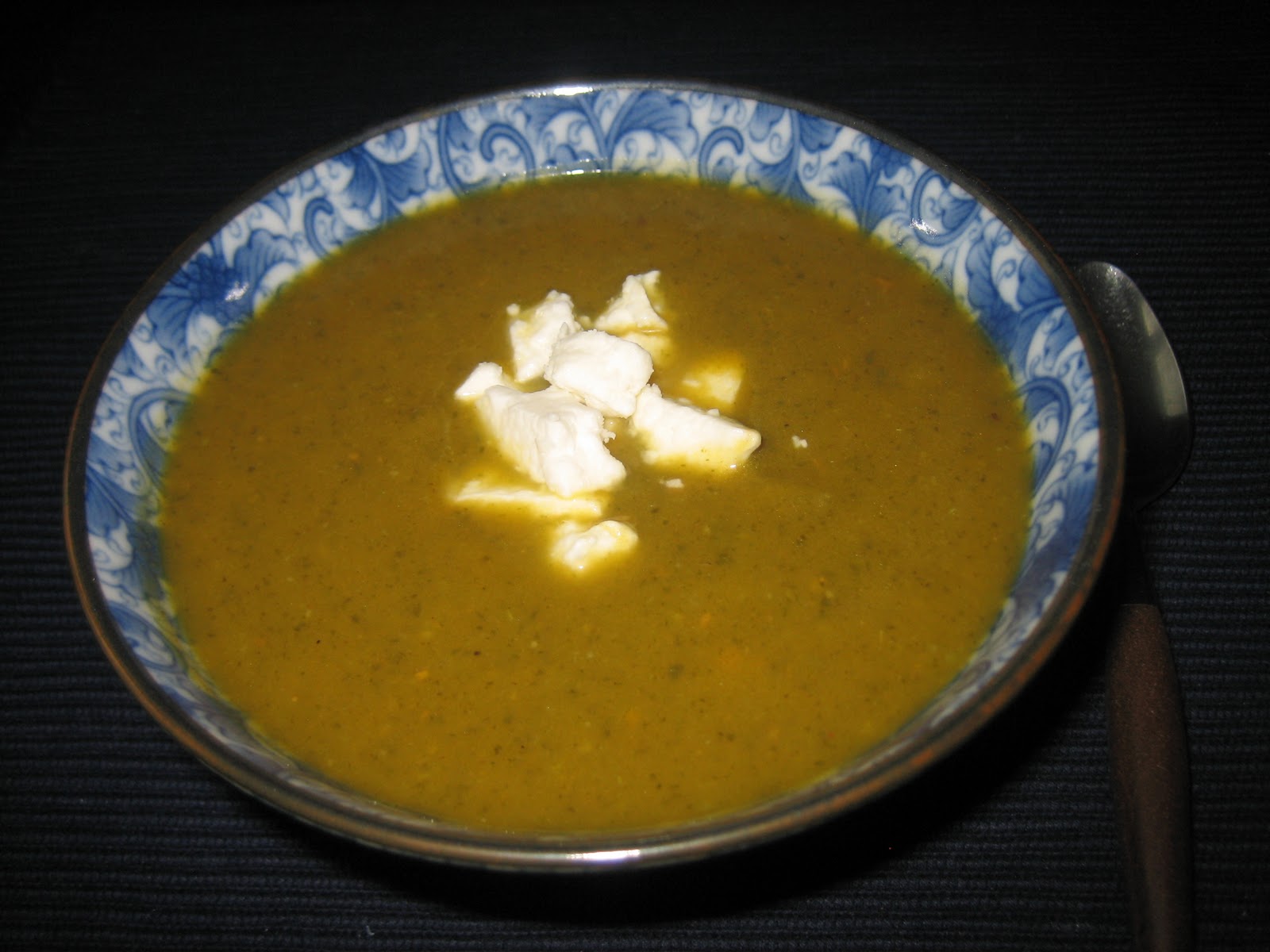 Pureed Pzazz Sweet Potato and Swiss Chard Soup