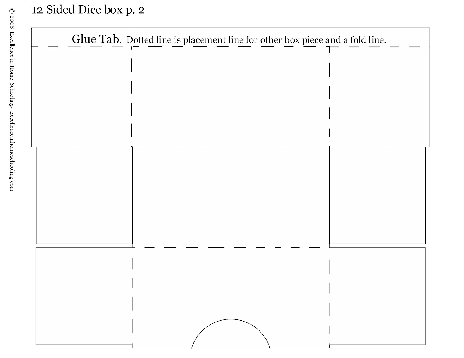 laura's frayed knot 12 sided dice