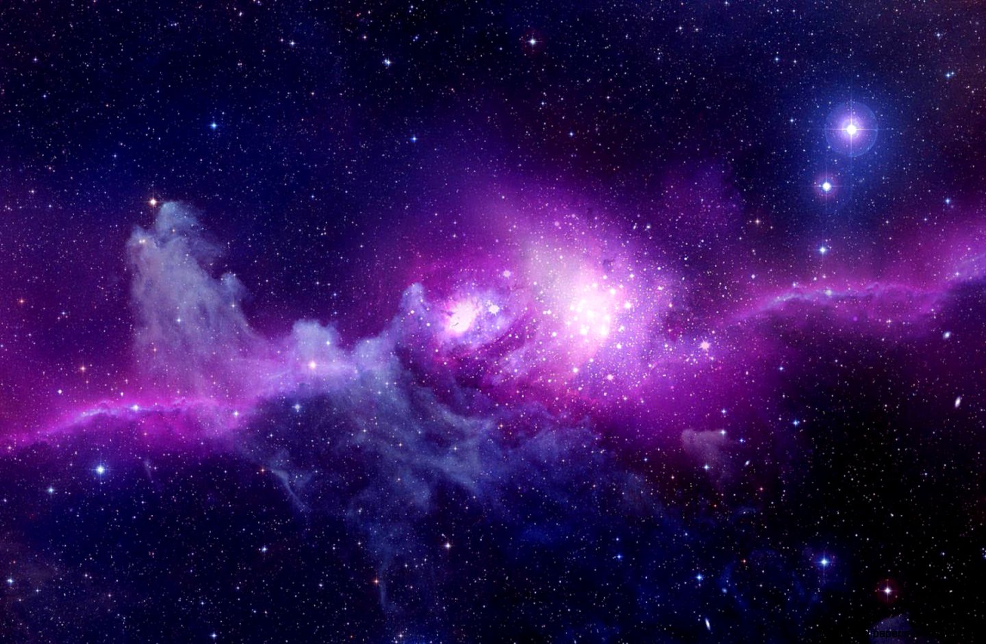 Purple Galaxy Desktop Purple Galaxy Desktop