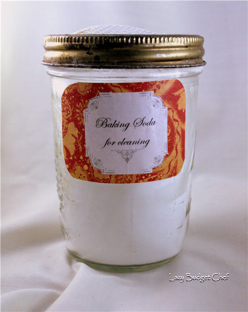 Lazy Budget Chef Baking Soda Mason Jar Shaker