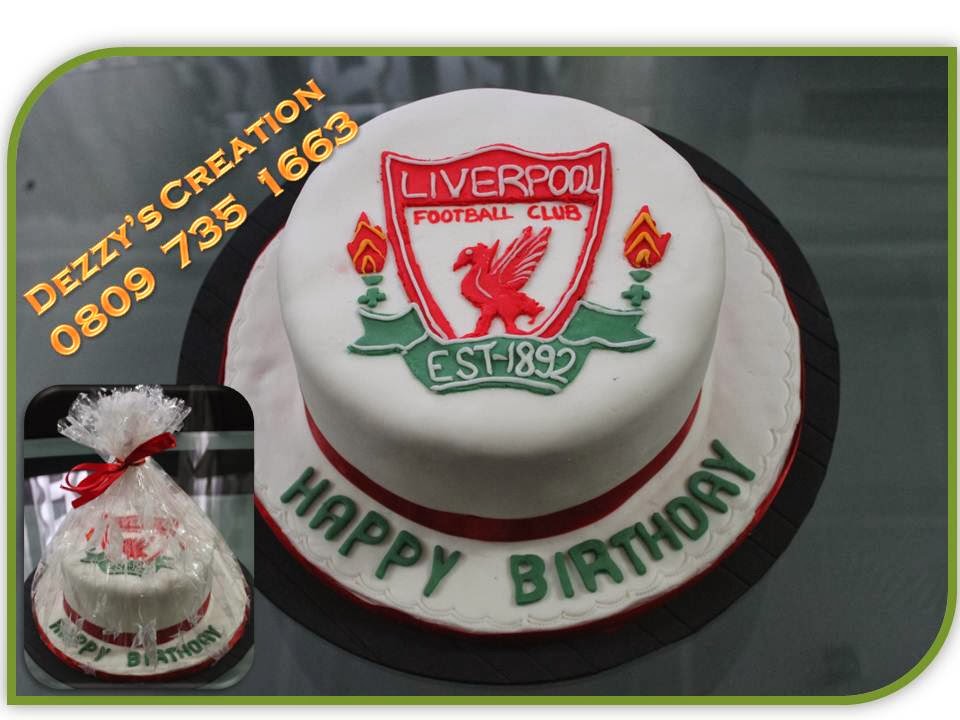 Dezzy's Creation LIVERPOOL FC CAKE